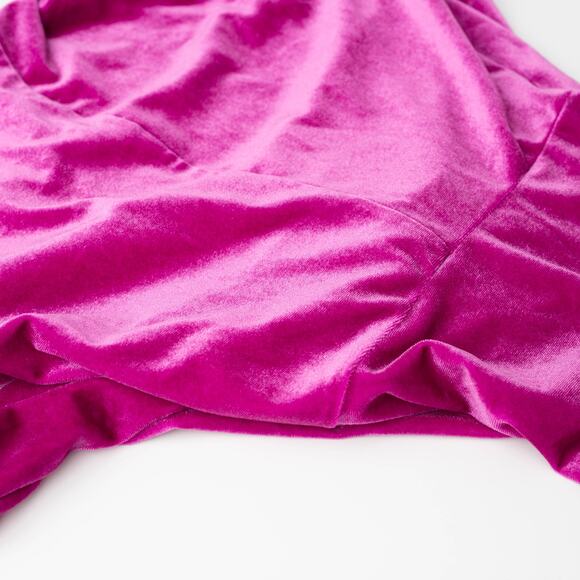 Atlein x RTR Pink Velvet Ruched Dress - Picture 8 of 8
